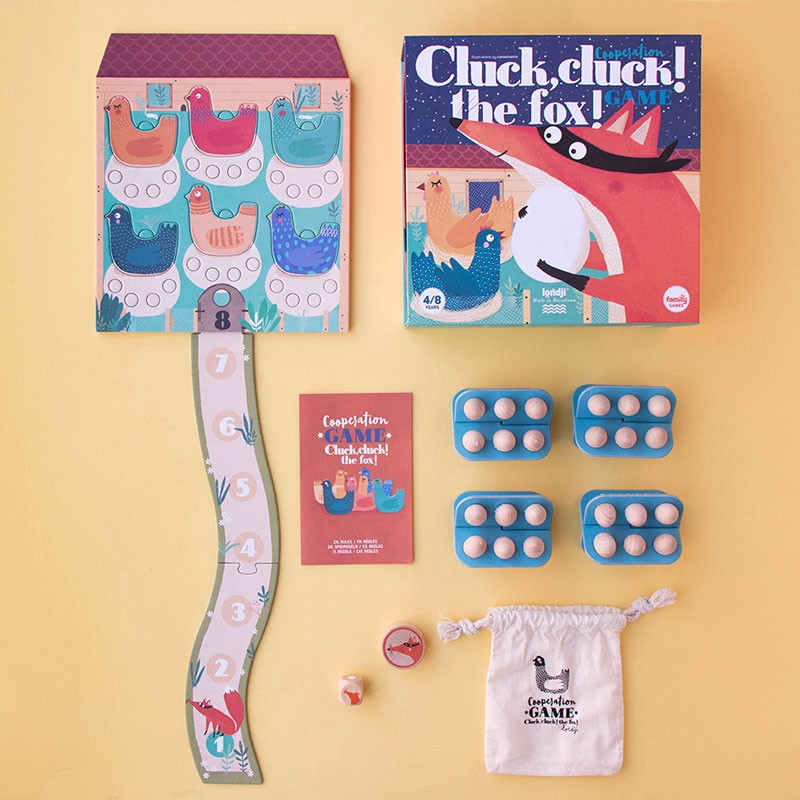 Cluck, cluck! The fox! - Juego de cooperación