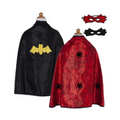 Capa reversible con máscara batman/araña