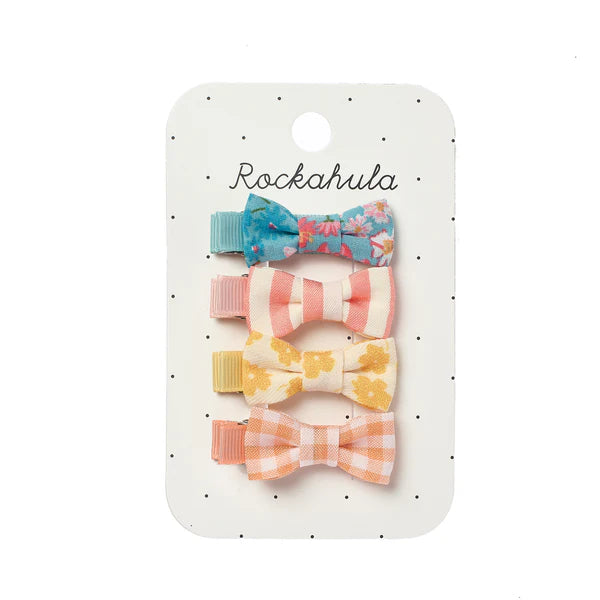 Clips Heidi Floral Mini Bow