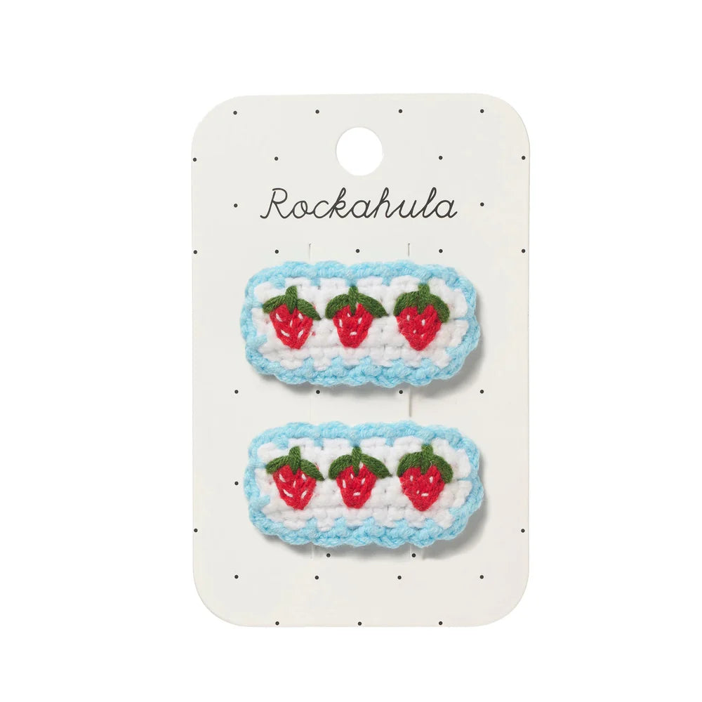 Clips Crochet Strawberry Frill
