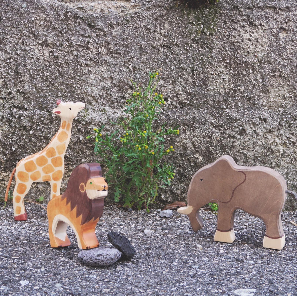 Animalitos de madera - La selva y la sabana