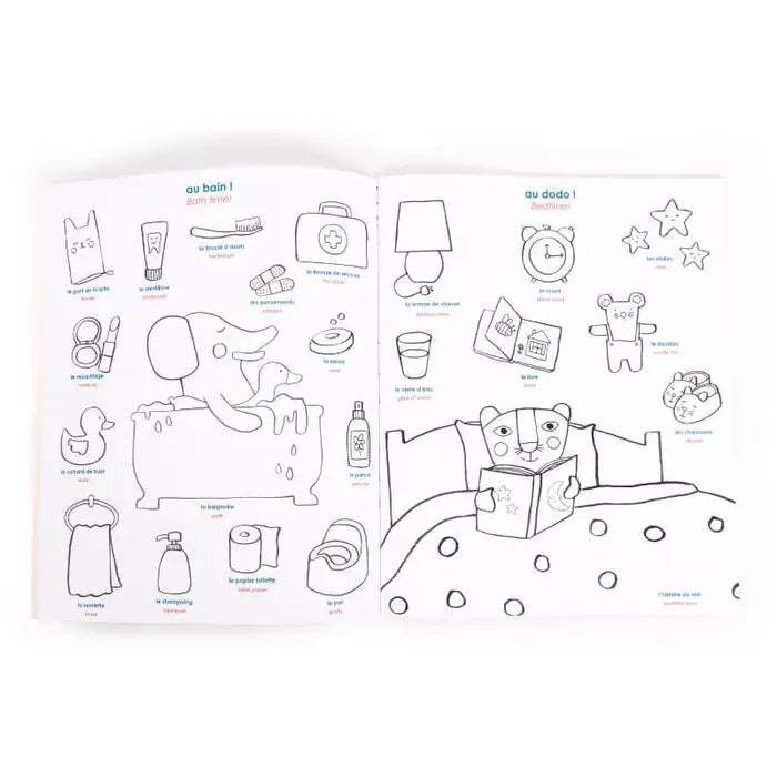 Cuaderno Imagier à colorier