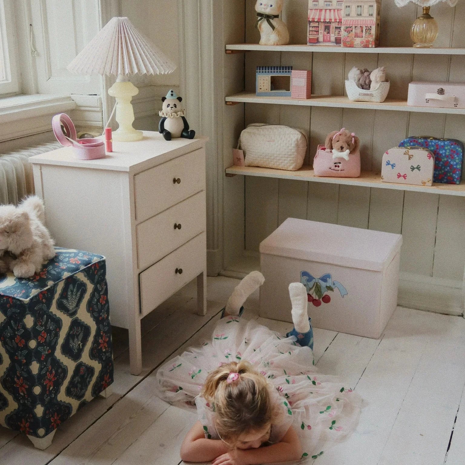 Cesta de almacenaje - Cherry bow