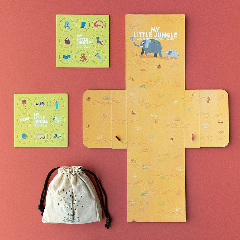 My little jungle - Look & find pocket puzzle