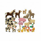 Animalitos de madera - Los animales domésticos
