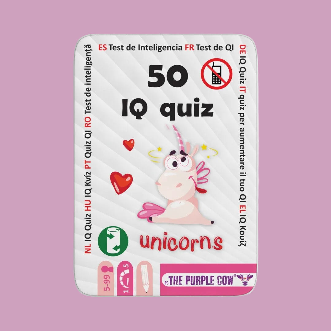 50 IQ quiz unicornios Magnético