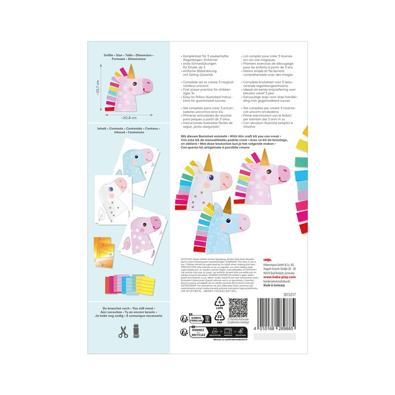 Set Creativo: Aprende a Cortar Unicornios