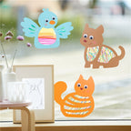 Set Creativo: Aprende a Colorear Imágenes para Ventana