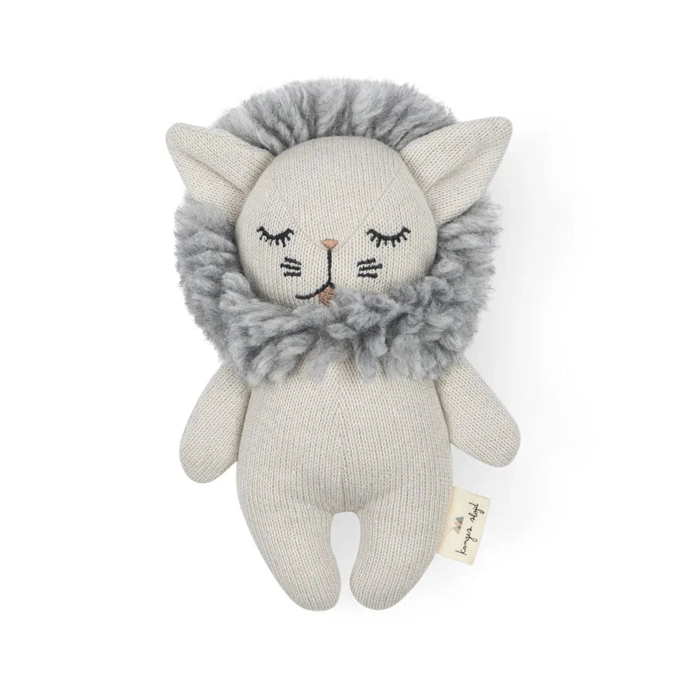 Mini león sonajero