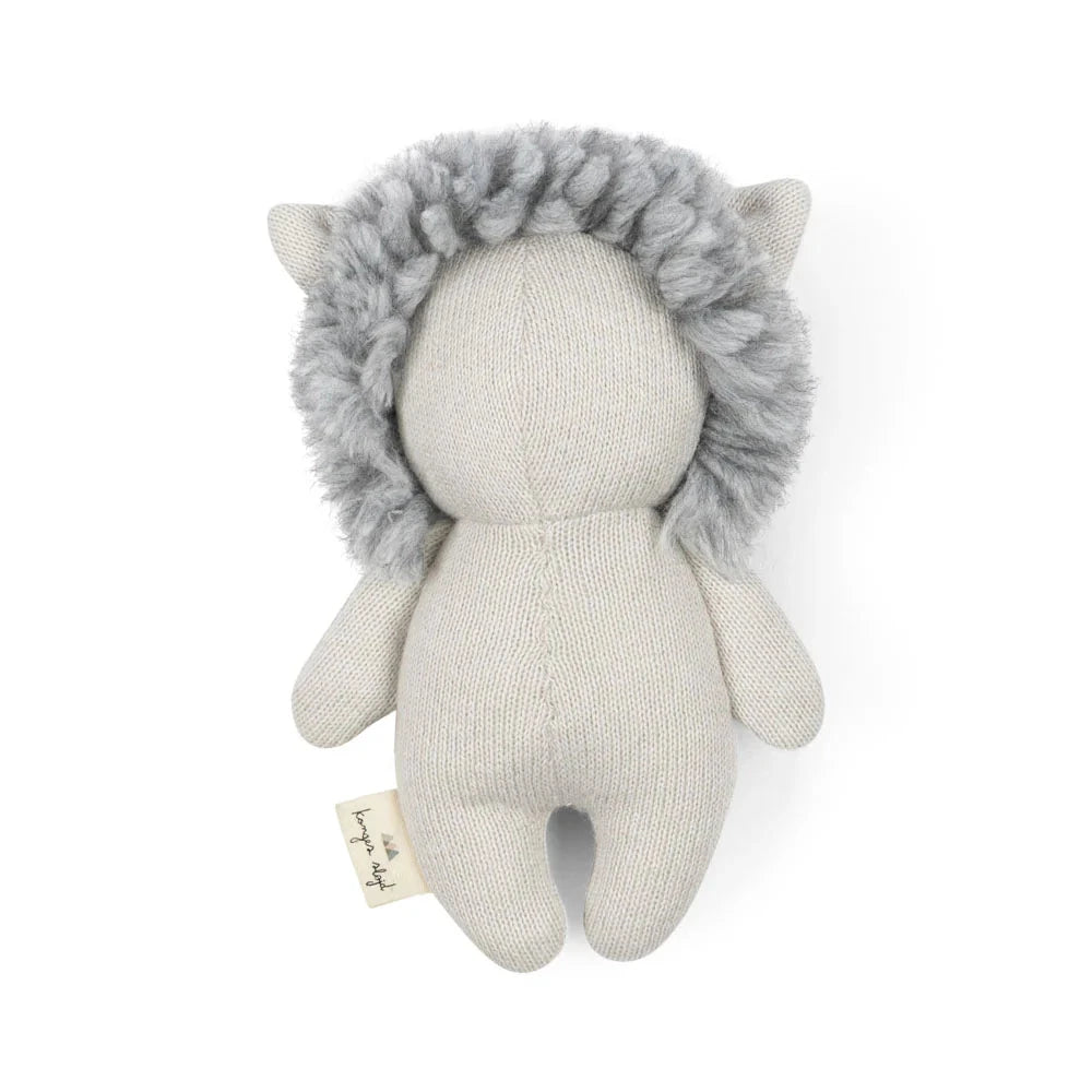 Mini león sonajero
