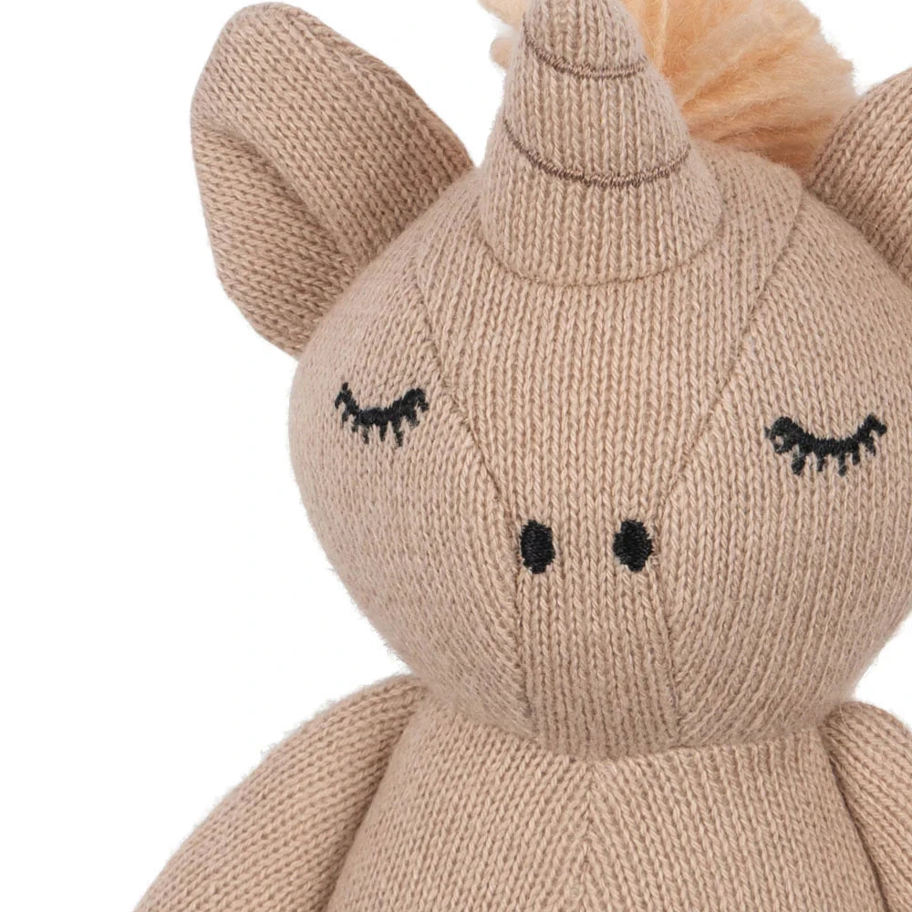 Mini unicornio sonajero