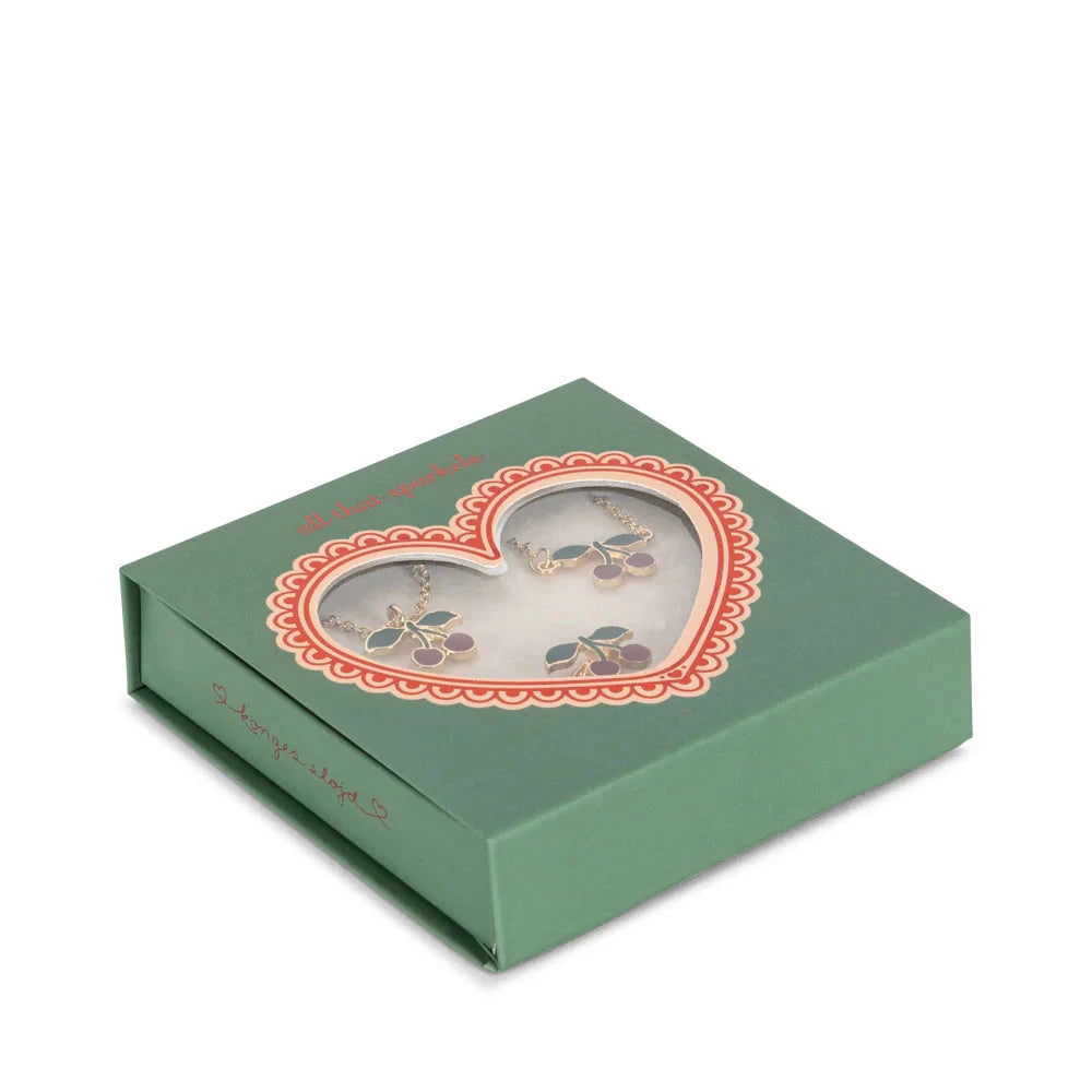 Set joyería cerezas