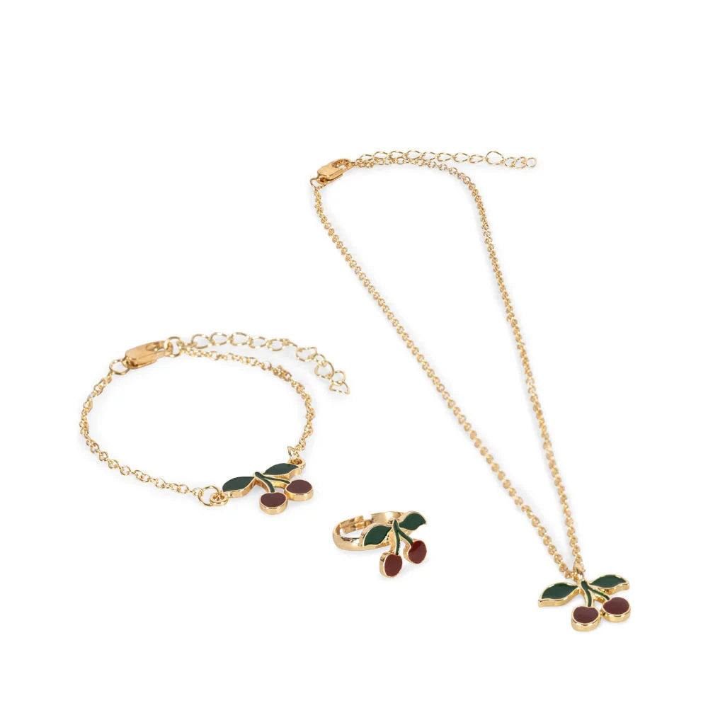 Set joyería cerezas