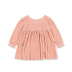 Gia Bow Dress - Cloud Pink