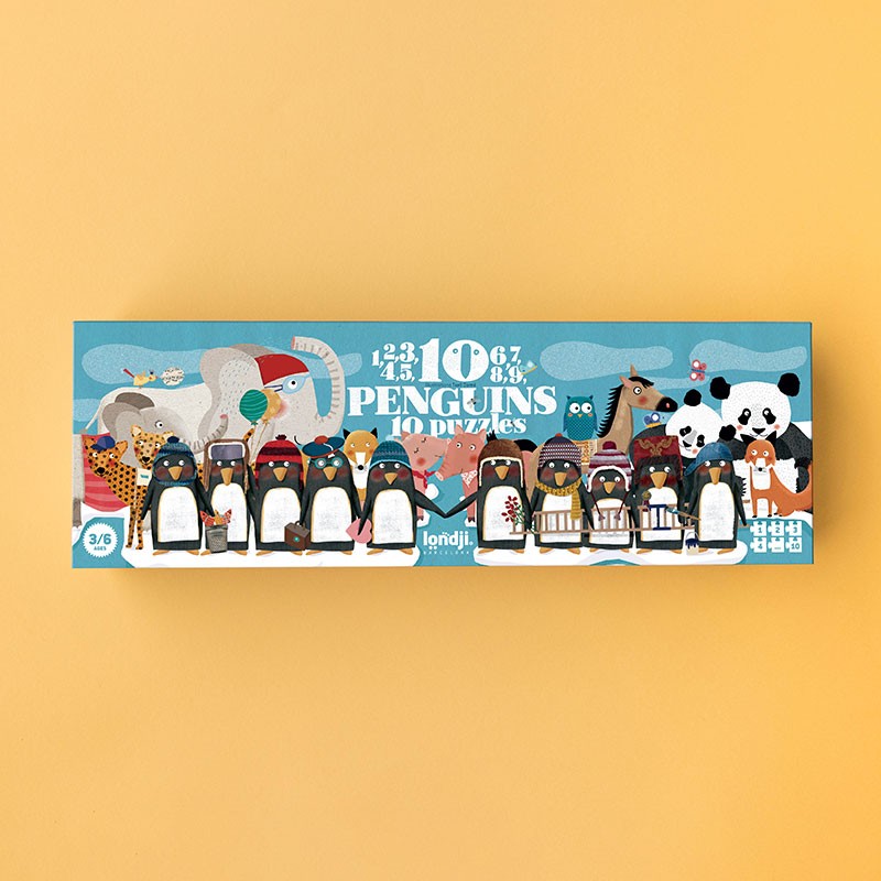 10 penguins