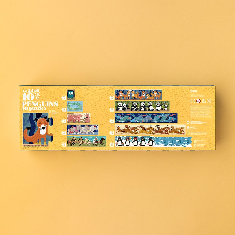 10 penguins