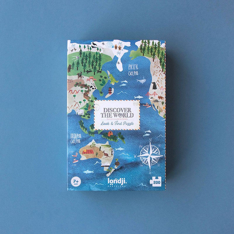 Discover the world - Look & find puzzle