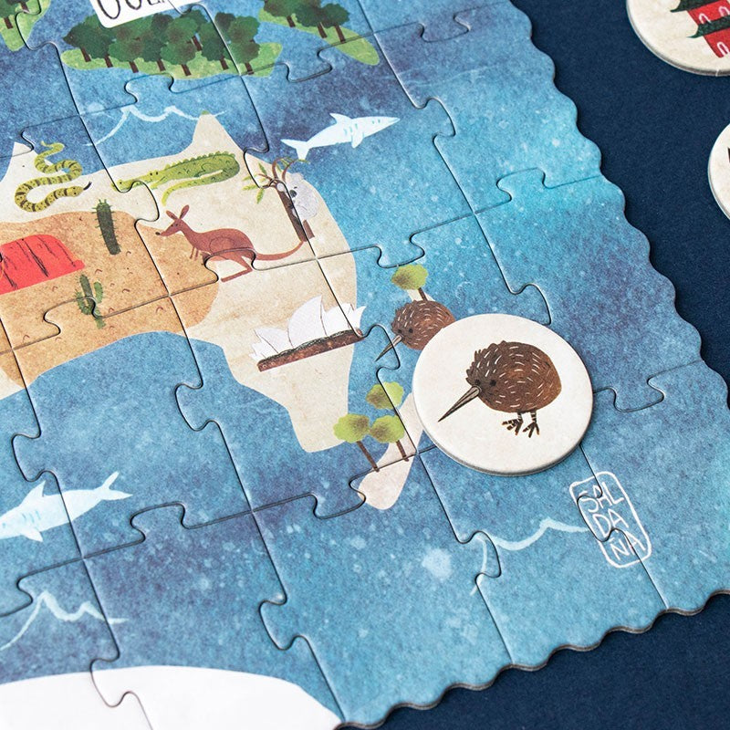 Discover the world - Look & find puzzle