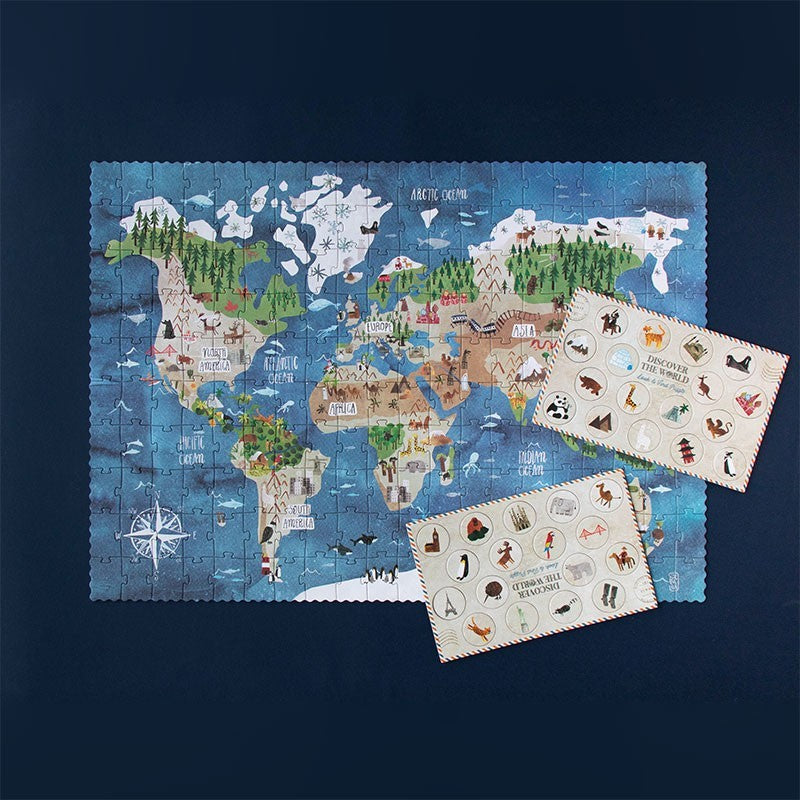 Discover the world - Look & find puzzle