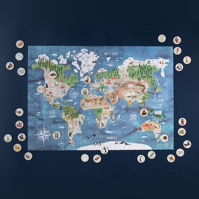 Discover the world - Look & find puzzle