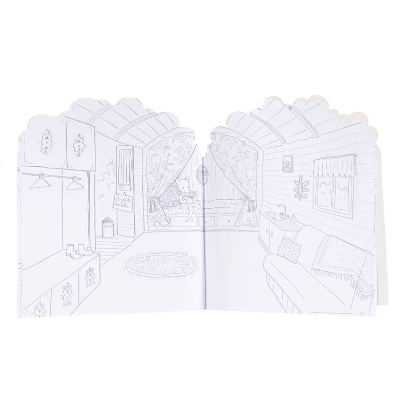 Ma maison aux 160 stickers - Libro para colorear