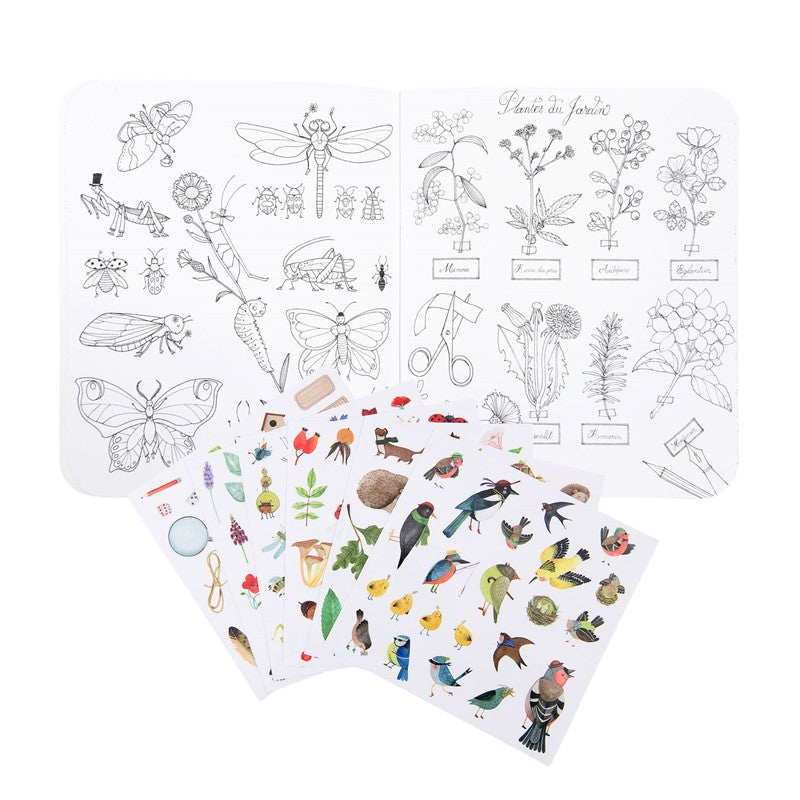 Le botaniste aux 148 stickers - Libro para colorear