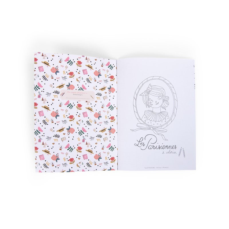 Libro colorear - Les Parisiennes