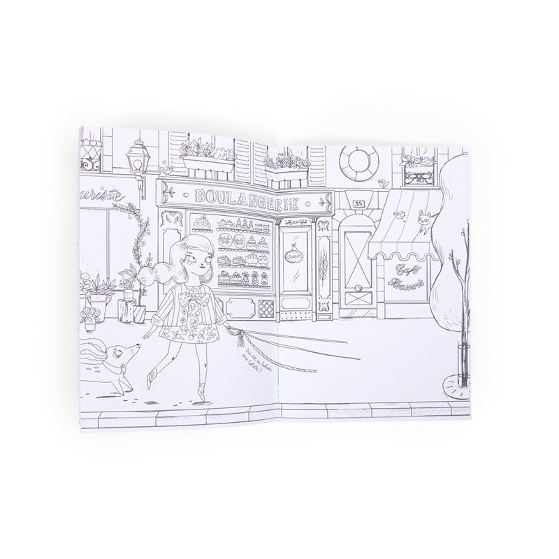 Libro colorear - Les Parisiennes