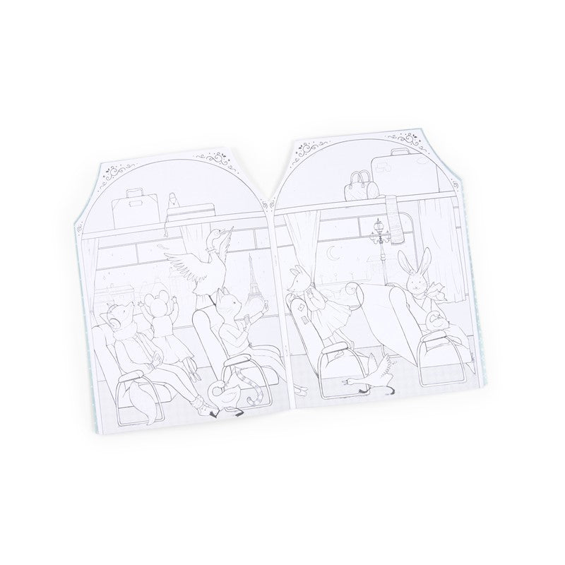 Ma maison aux 170 stickers - Libro de colorear