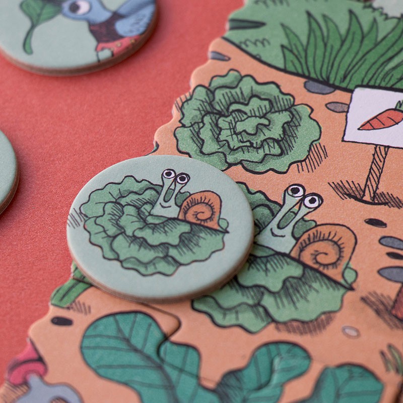 Rabbit's garden - Puzzle de observación
