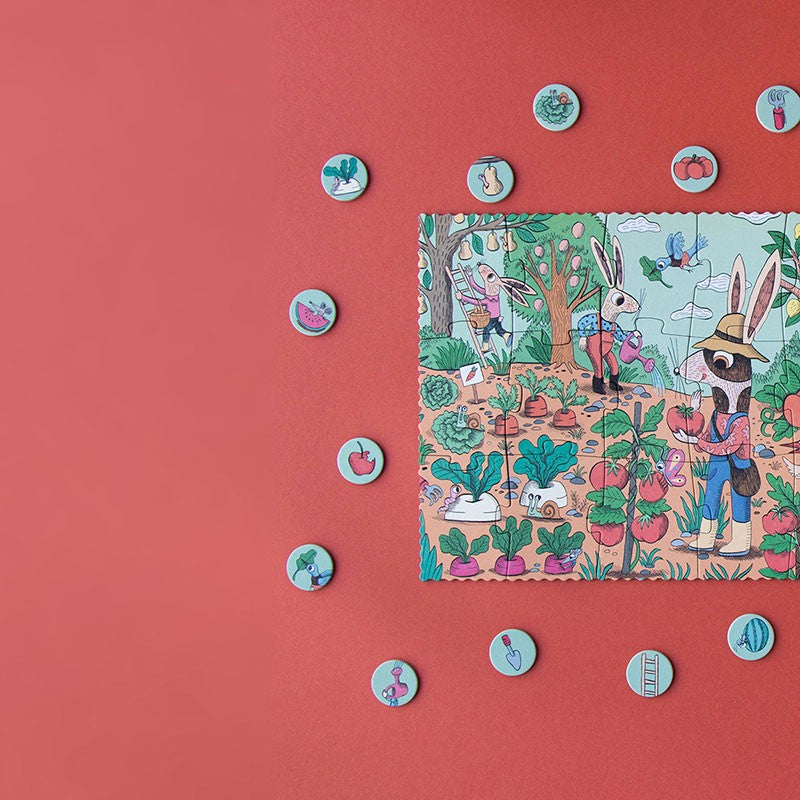 Rabbit's garden - Puzzle de observación