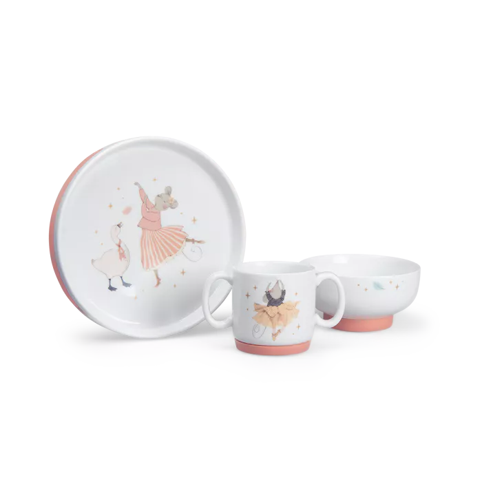 Set vajilla de porcelana - La petite école de danse
