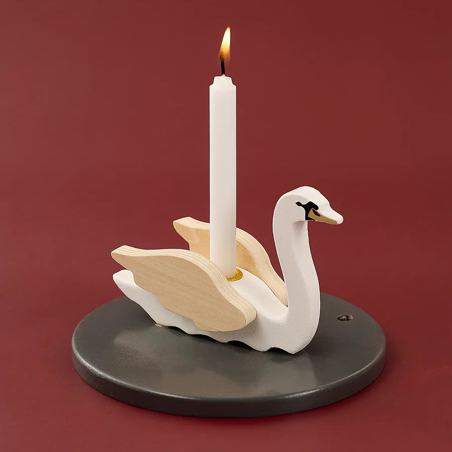 Portavelas Cumpleaños cisne