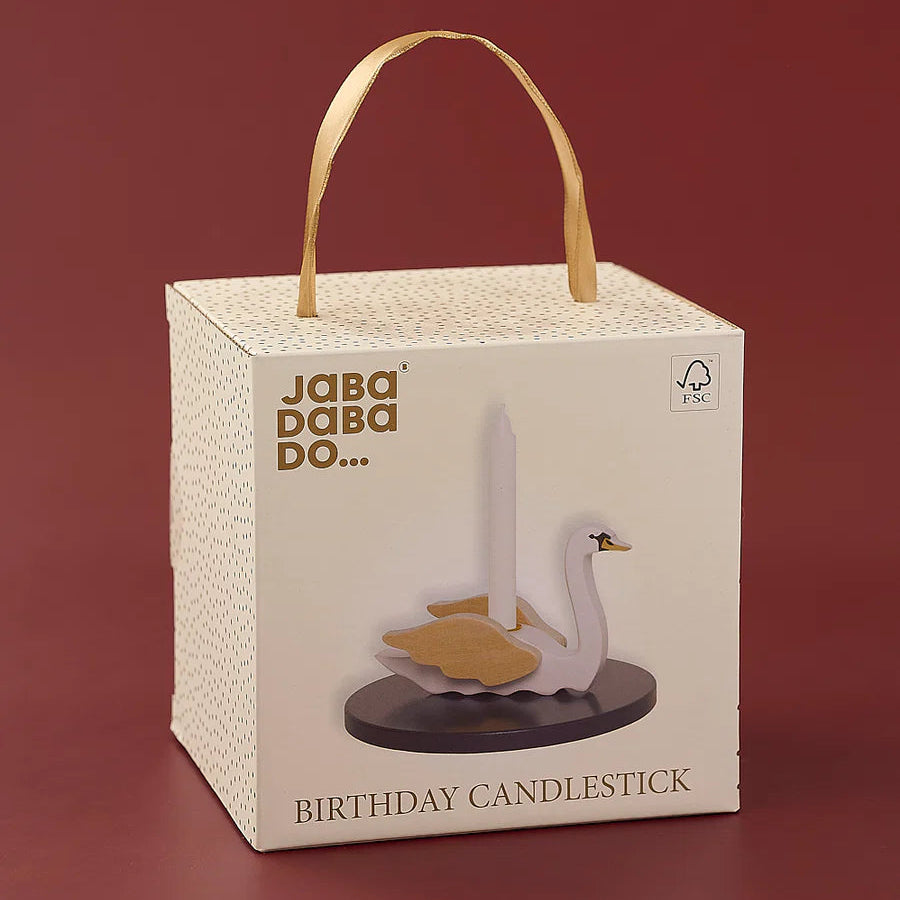 Portavelas Cumpleaños cisne