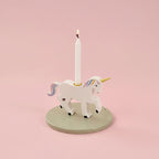 Portavelas Cumpleaños Unicornio