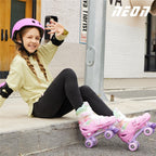 Patines Combo Neón Rainbow