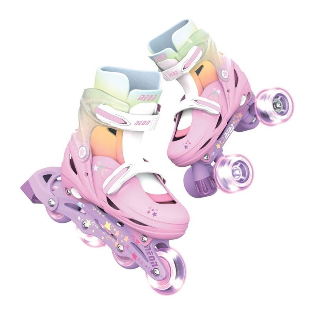 Patines Combo Neón Rainbow