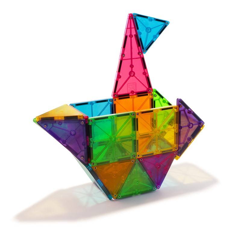 Magna-tiles clear col 32pcs