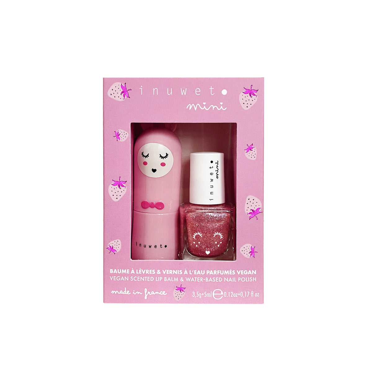 Dúo labial y esmalte de uñas - Fresa