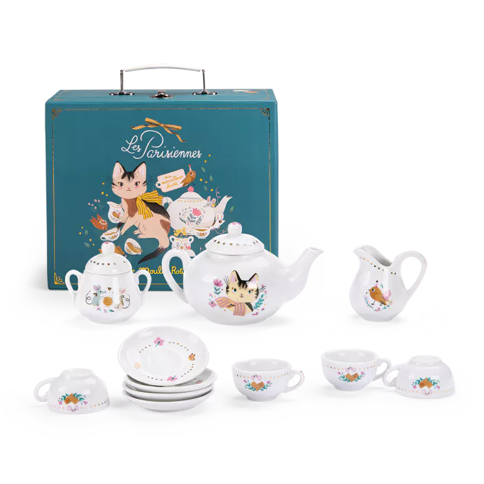 Maleta con juego de té - Les parisiennes