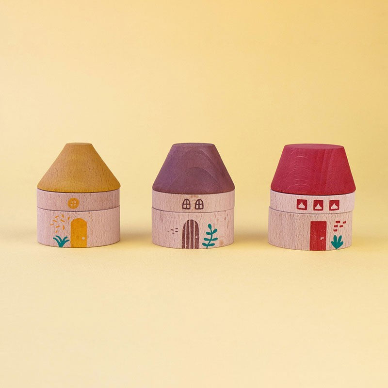 My 3 little pigs - Bloques apilables