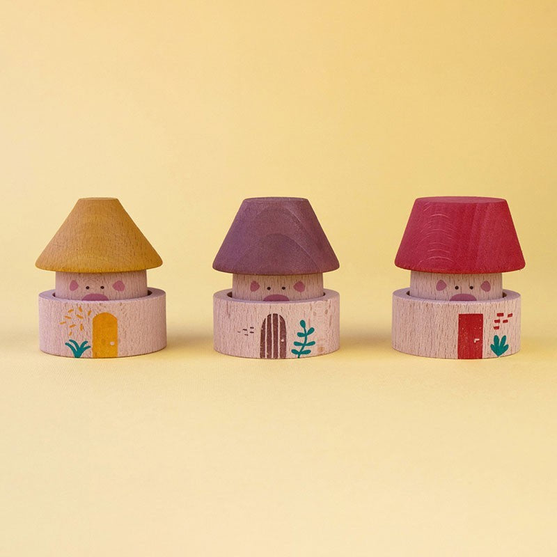 My 3 little pigs - Bloques apilables