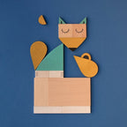 The fox & the mouse - Tangram
