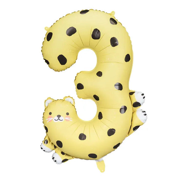 Globo Foil Números y Animales