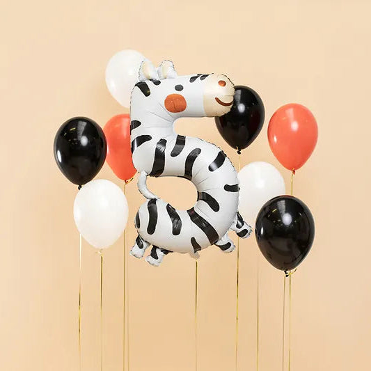 Globo Foil Números y Animales