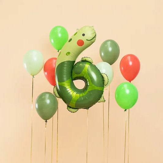 Globo Foil Números y Animales