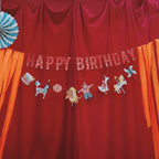 Banner Happy Birthday Circo