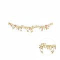 Banner Happy Birthday Flowers