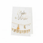 Tarjeta con Pulseras Make a Wish
