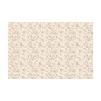 Mantel Beige Flores